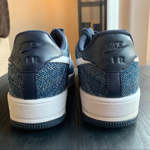 Nike Air Force 1 Flyknit  ‘Obsidian’ Mens Size 10 - Picture 5 of 6